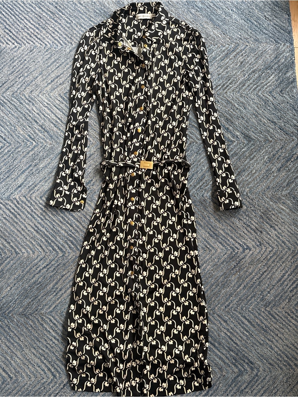 Tory Burch Silk Shirtdress, long